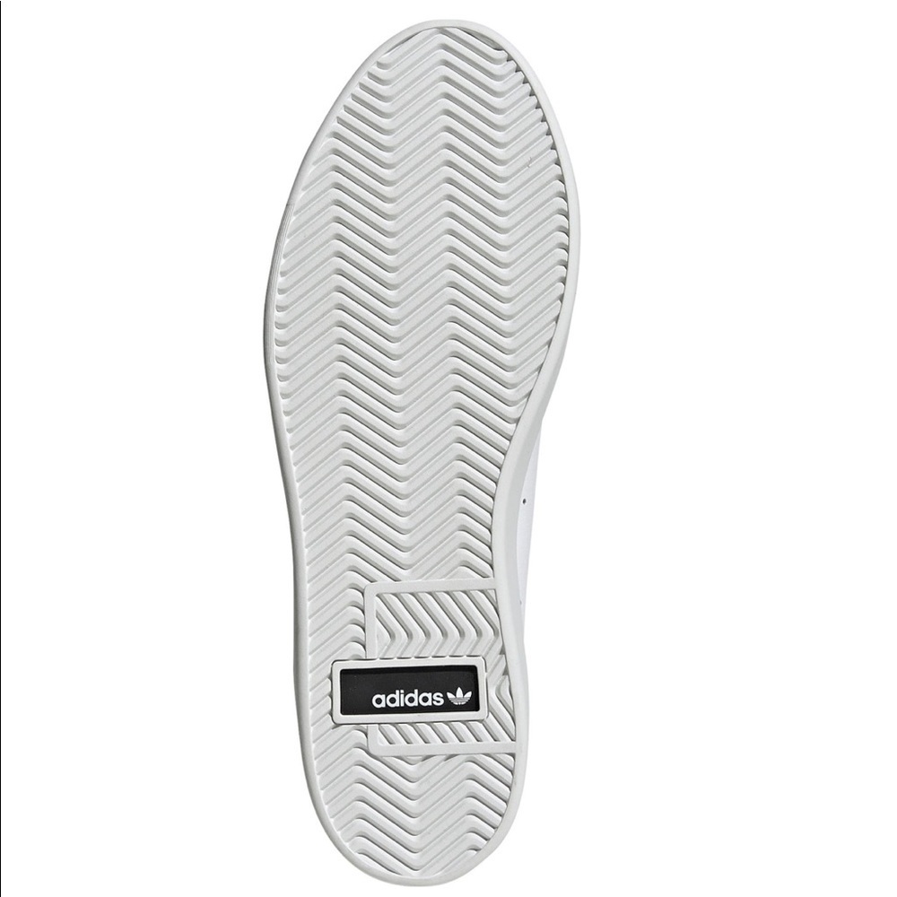 Adidas Sleek White Leather Sneakers - Picture 6 of 11